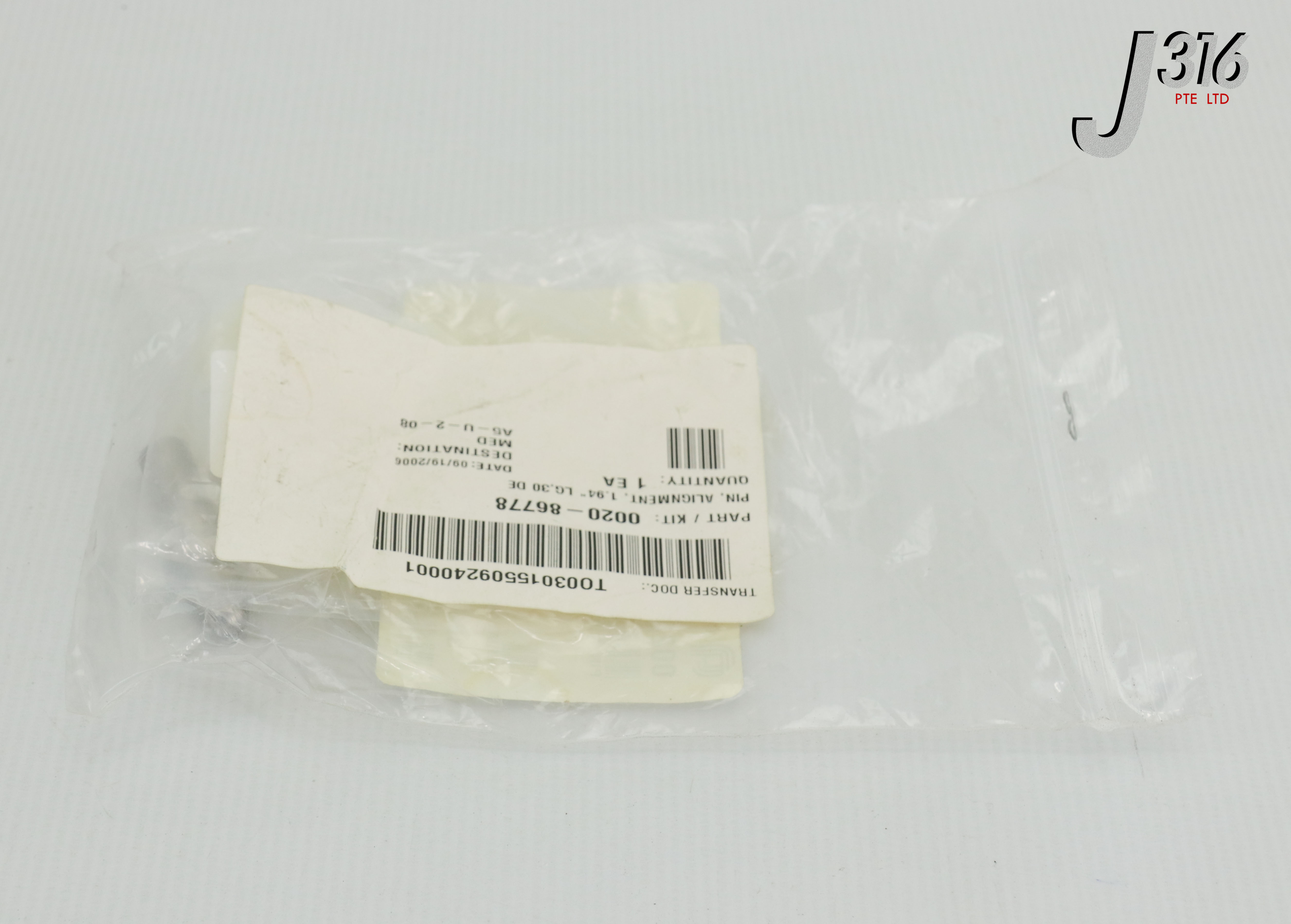24708 APPLIED MATERIALS PIN, ALIGNMENT, 1.94 LG,30 DEG (NEW) 0020